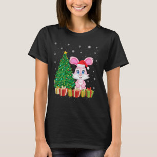 T-shirt Éclairage de l'arbre de Noël de Pâques Chapeau de