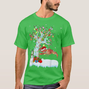 T-shirt Éclairage de l'arbre de Noël Éclairage de l'écrevi