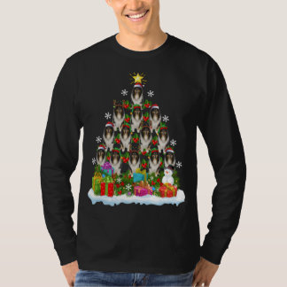 T-shirt Éclairage de Noël Correspondance Père Noël Rough C