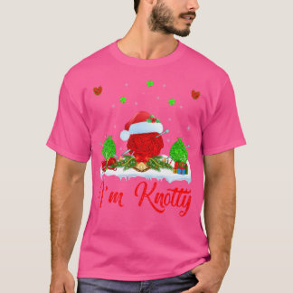 T-shirt Éclairage de Noël drôle Santa JE Suis Vilain Trico