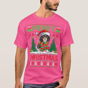 T-shirt Éclairage de Noël laide Cavalier roi Charles Espag