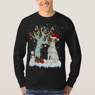 T-shirt Éclairage des arbres de Noël Chapeau Brittany Chie