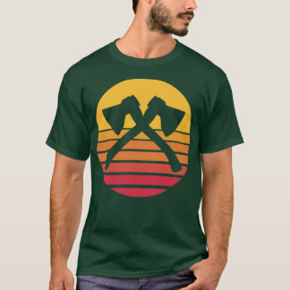 T-shirt Éclairage rétro Sun Ax