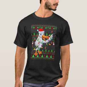 T-shirt Éclairage style doux de Noël Albatros Oiseau Ch