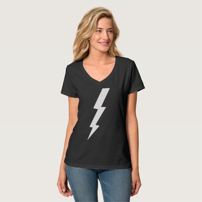 T-shirt Éclaircissement Des Filles Du Feu Noir (Devant entier)