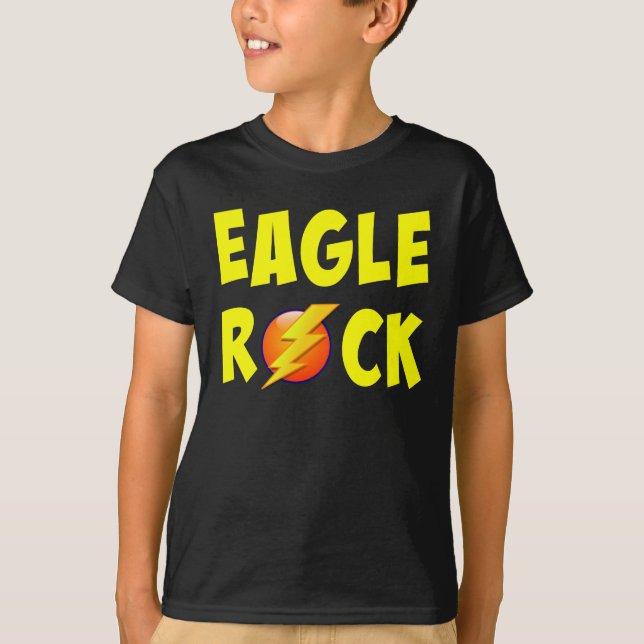 T-shirt Éclat de foudre Eagle Rock (Devant)