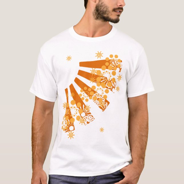 T-shirt Éclat d'orange (Devant)