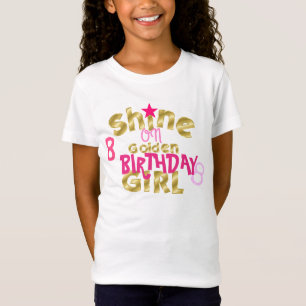 T-Shirt Éclat sur la fille d'anniversaire