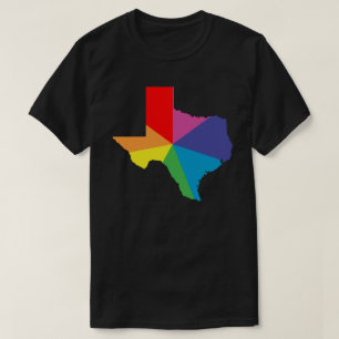T-shirt éclatement de la couleur texas