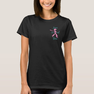 T-shirt Éclater la sensibilisation au cancer du sein Ruban