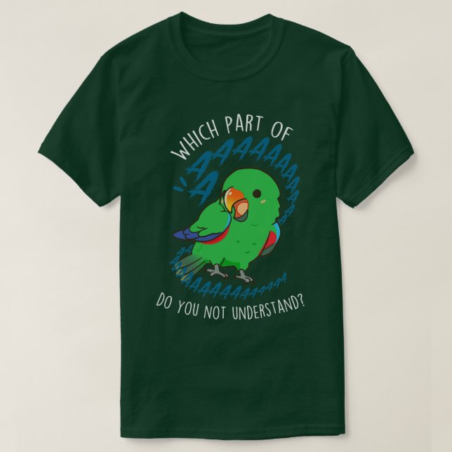 T-shirt Eclectus Homme Parrot Aaaa (Design devant)