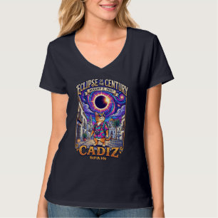 T-shirt Éclipse du siècle du 2 août 2027 Cadiz