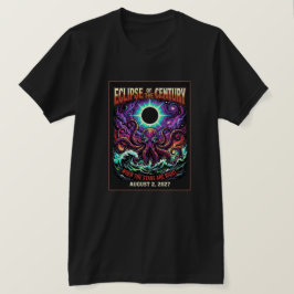 T-shirt Éclipse du siècle du 2 août 2027 Cthulhu