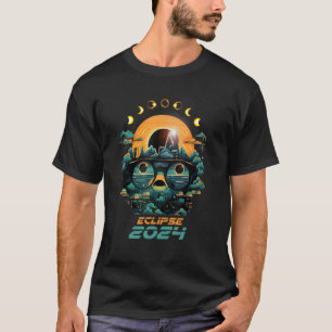 T-shirt Éclipse Phases Total Éclipse Solaire 2024