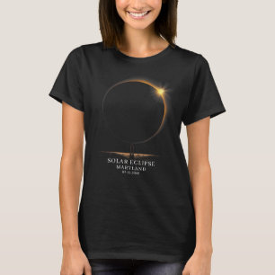 T-shirt Éclipse Solaire 2026 Astronomie Céleste