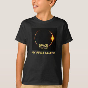 T-shirt Éclipse solaire 8 avril 2024 Ma première éclipse