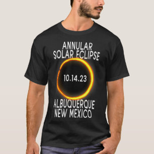 T-shirt Éclipse solaire annuelle T - Albuquerque Nouveau-M