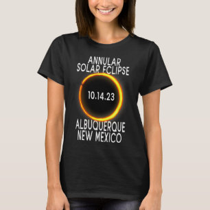 T-shirt Éclipse solaire annuelle T - Albuquerque Nouveau-M