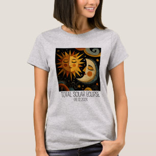 T-shirt Éclipse solaire du Soleil et de la Lune