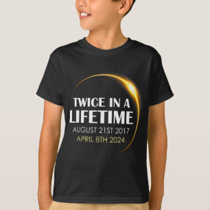 T-shirt Éclipse Solaire S'Amuser Deux Fois Dans La Vie 202