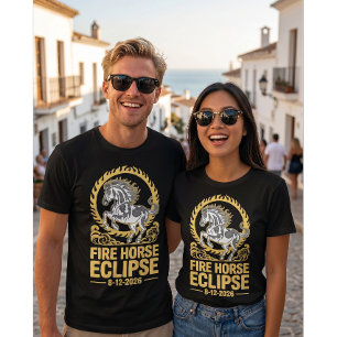 T-SHIRT ÉCLIPSE SOLAIRE TOTALE 12 AOÛT 2026