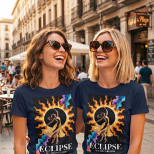 T-shirt Éclipse solaire totale 12 août 2026 Madrid Espagne
