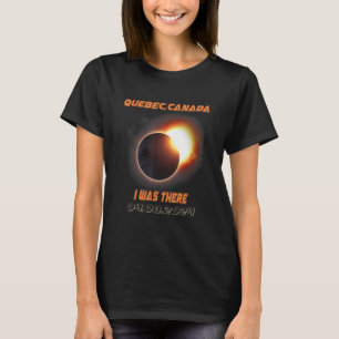 T-shirt Éclipse solaire totale 2024 Québec Canada 1
