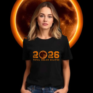 T-shirt Éclipse solaire totale 2026