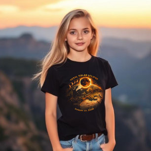 T-shirt Éclipse Solaire Totale 2026 - Chemin de la Totalit