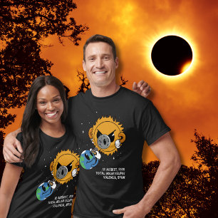 T-shirt Éclipse Solaire Totale 2026 Espagne Photobomb