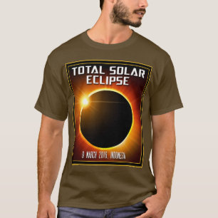 T-shirt Éclipse solaire totale de l'Indonésie (2016)