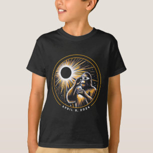 T-shirt Éclipse solaire totale drôle Bigfoot Sasquatch A 2