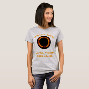T-shirt Éclipse solaire totale ( Kearney, Nebraska )