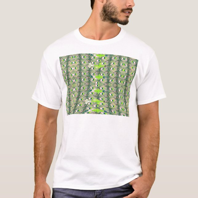 T-shirt Eco Africa Motif - Art Africain Inspiré Par La Nat (Devant)