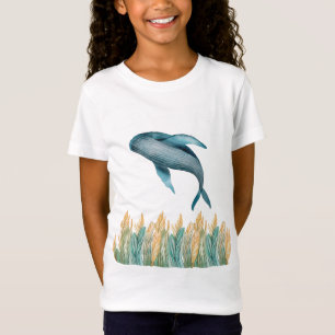 T-Shirt Eco baleine pour filles