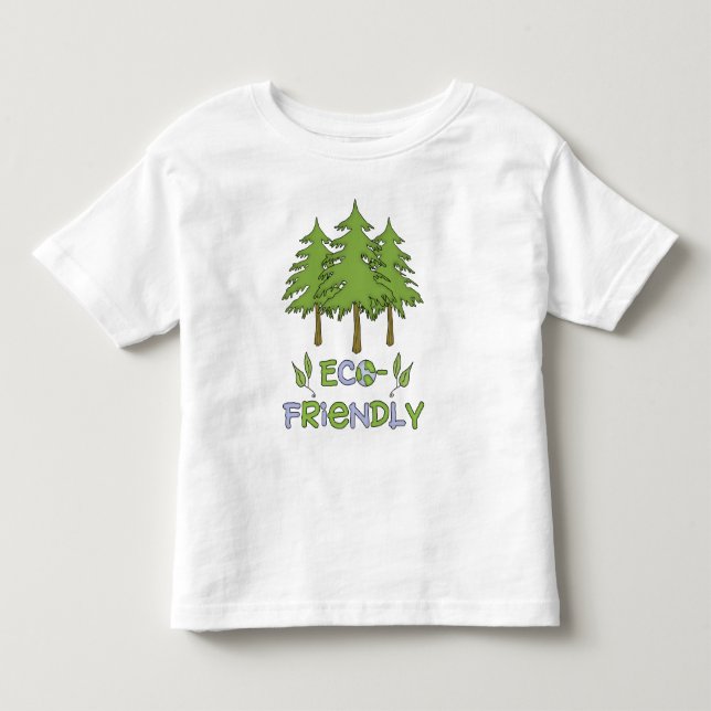 T-Shirt Éco Convivial Pour Les Petits Enfants (Devant)