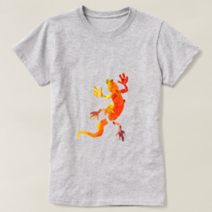 T-shirt Écolaire de lézard Gecko