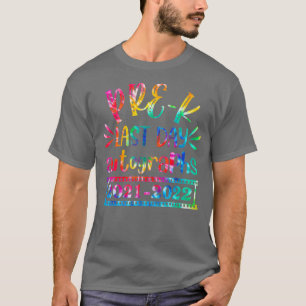 T-shirt École d'autographe pré-K de Dernière journée 2021-