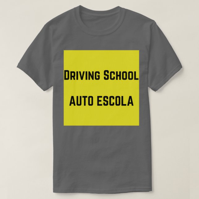 T-shirt École de conduite Auto Escola (Design devant)