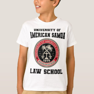 T-shirt École de droit de l'Université des Samoa américain
