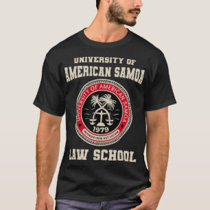 T-shirt École de droit de l'Université des Samoa américain