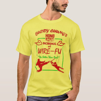 T-shirt École de Hong Kong de Chung d'ami de Fil-Fu