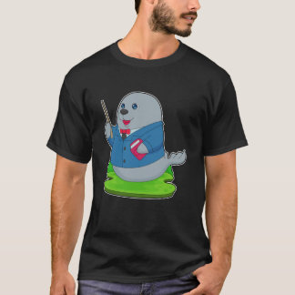 T-shirt École de livre de Sealeacher amis