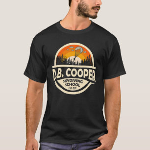 T-shirt École de parachutisme de D B Cooper Volant au couc