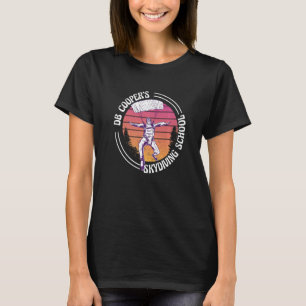 T-shirt École de parachutisme rétro Db Cooper vintage drôl