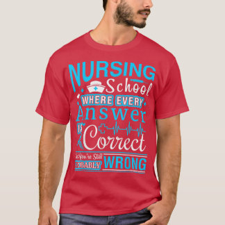 T-shirt École de soins infirmiers, Funny Nurse Shirt Don,