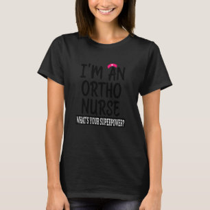 T-shirt École de soins infirmiers pour femmes Ortho et App