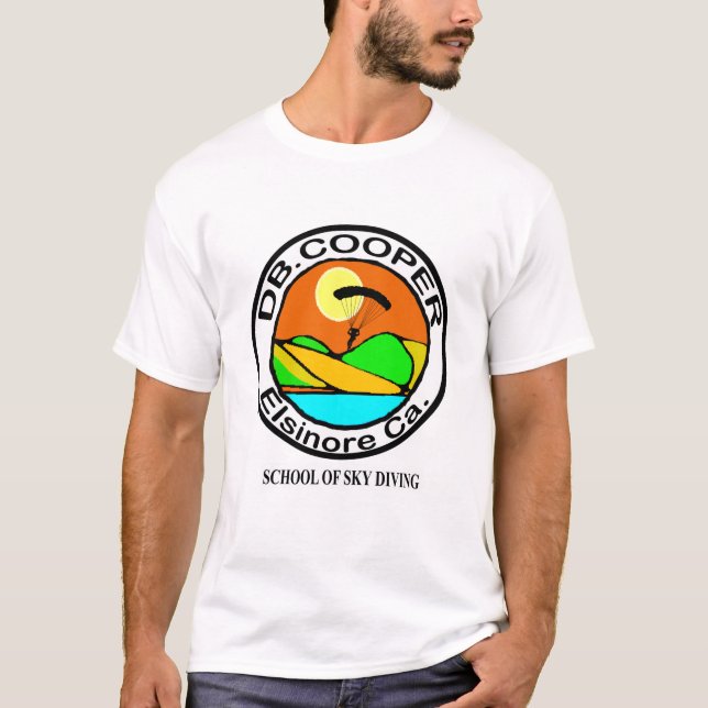 T-shirt École de tonnelier de DB de parachutisme (Devant)