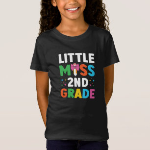 T-Shirt École de typographie de Little Miss 2e année