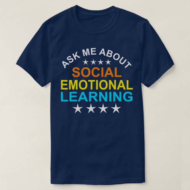 T-shirt École d'éducation émotionnelle sociale Conseiller  (Design devant)